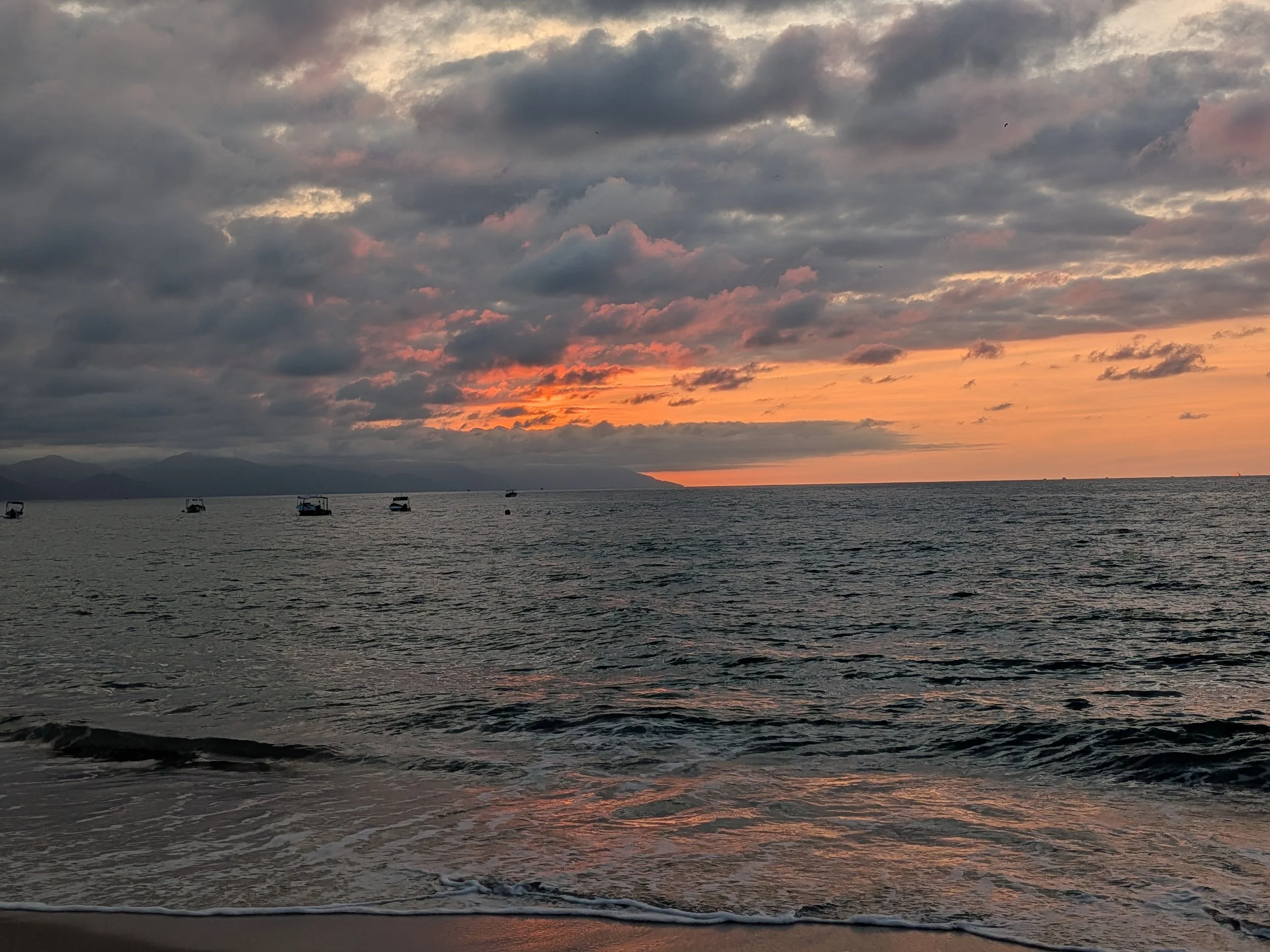 Sunset at Playa Los Muertos