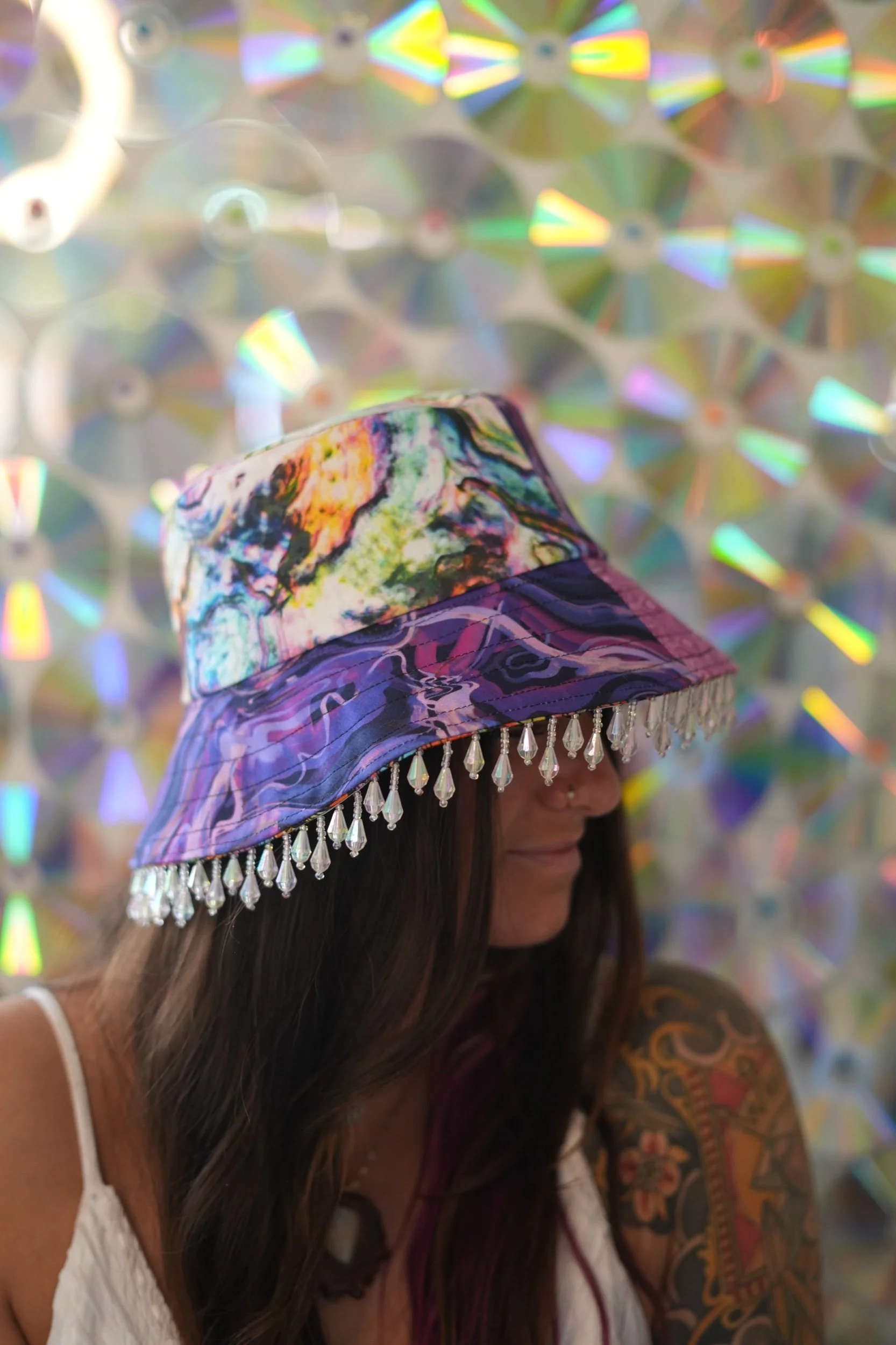 acid forest - reversible bucket hat