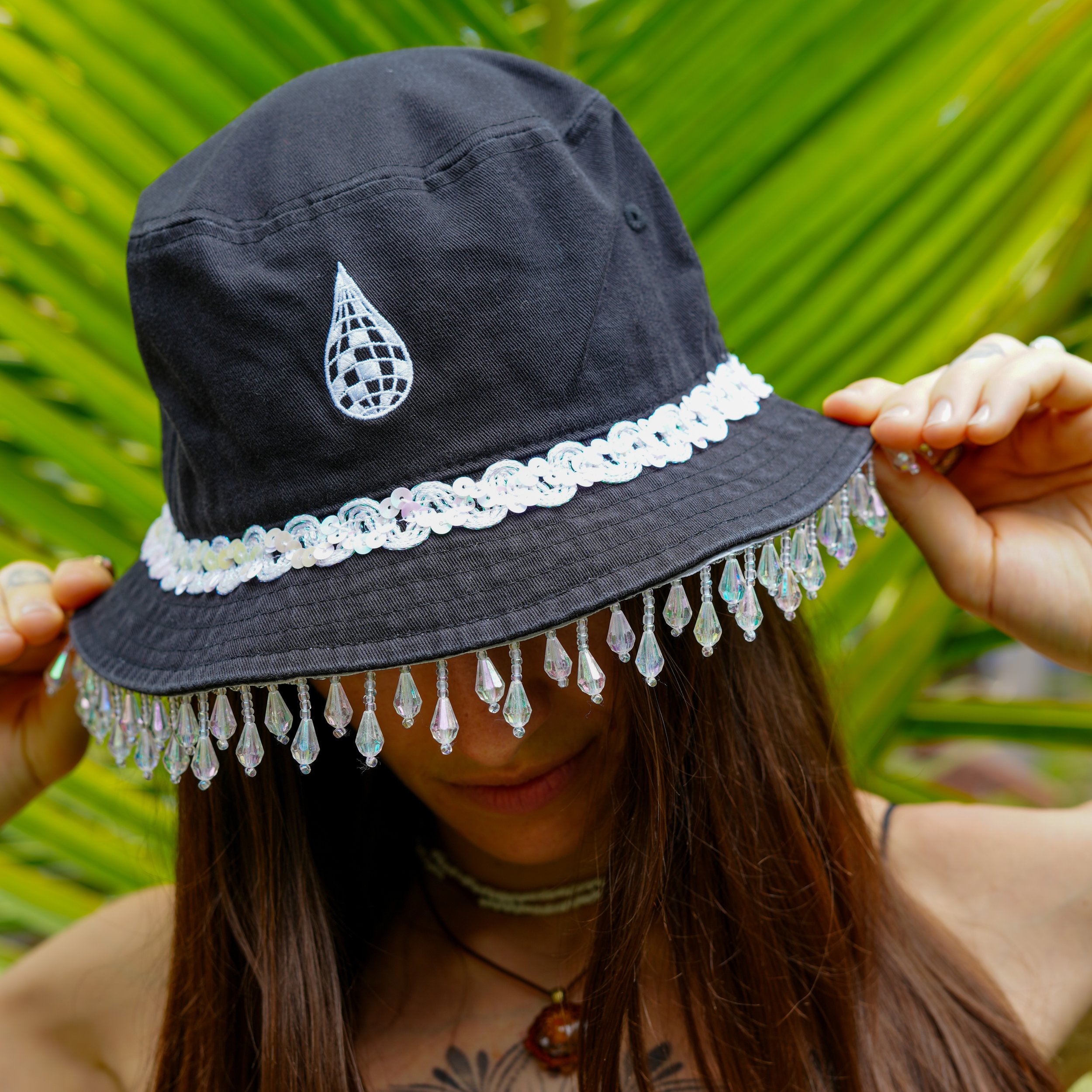 disco drips bucket hat