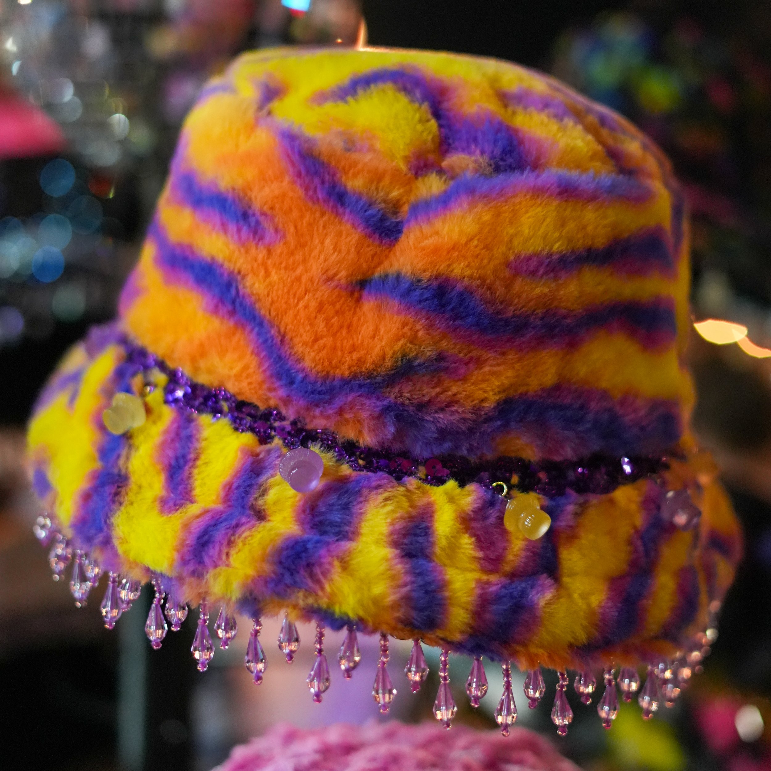 animal style fuzzy bucket hat