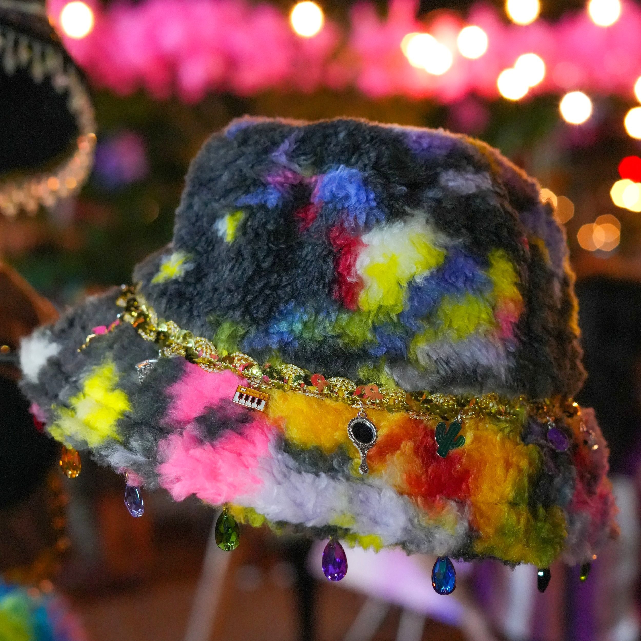 the mixtape fuzzy bucket hat