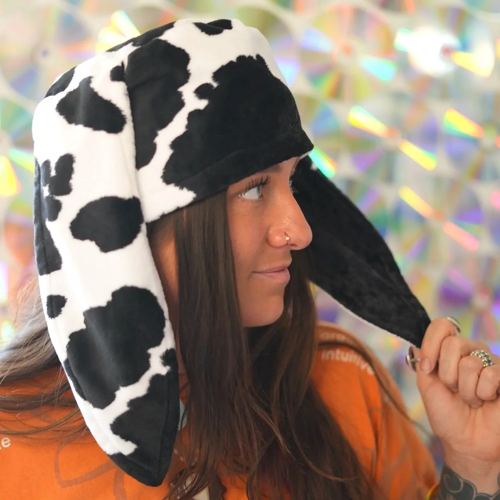 cowabunnga - fuzzy bunny hat