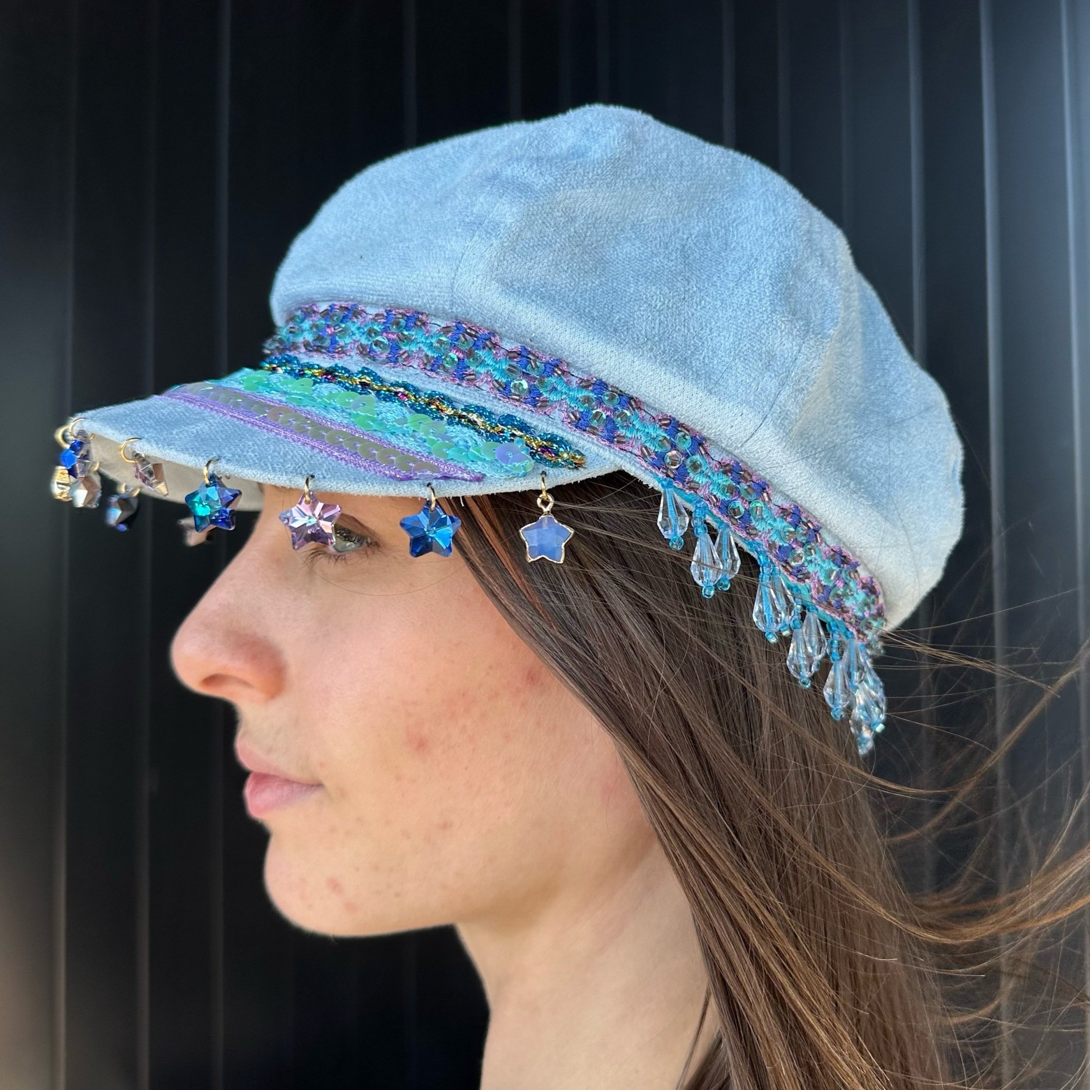 oceanside suede newsie cap