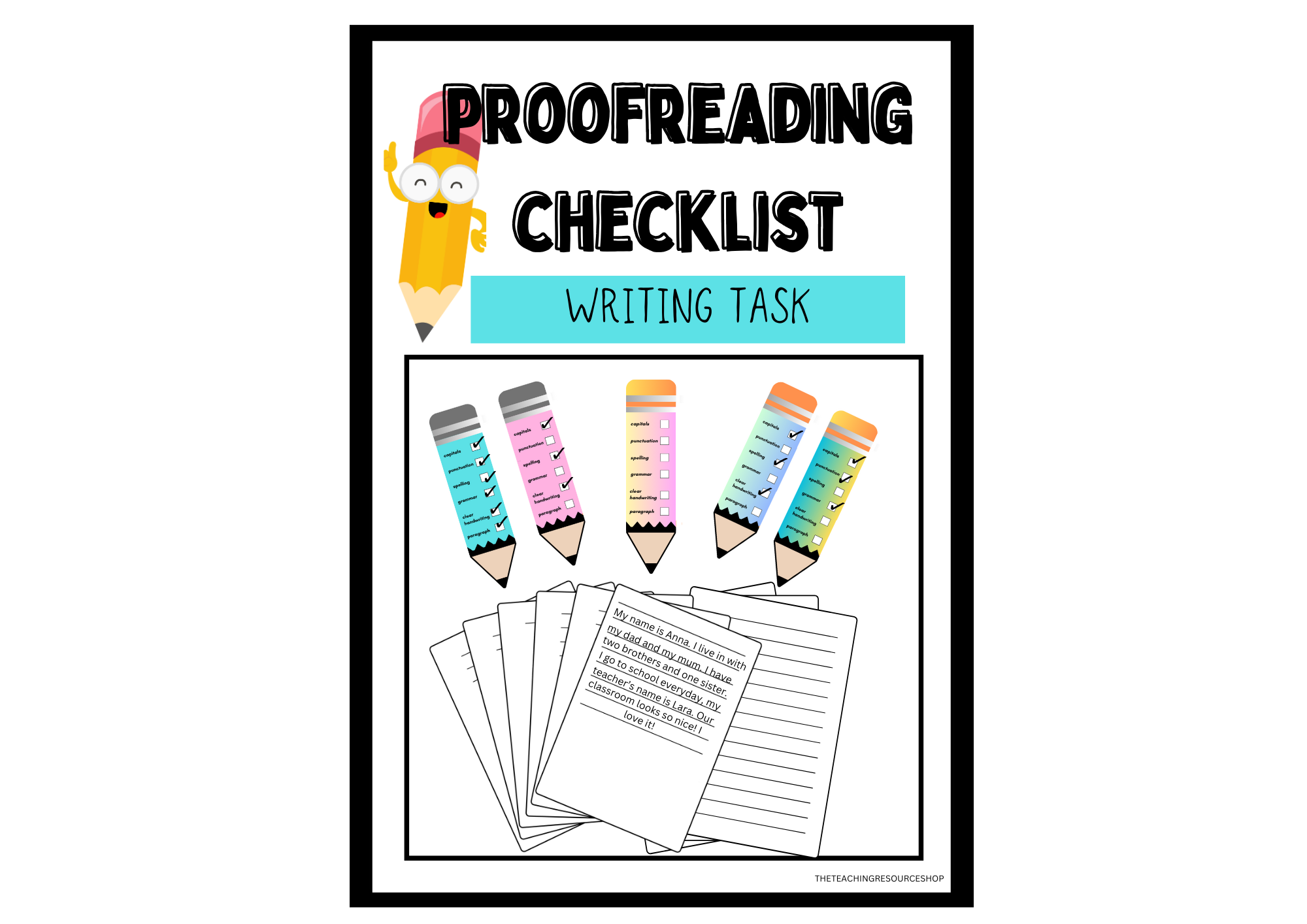 PROOFREADING CHECKLIST