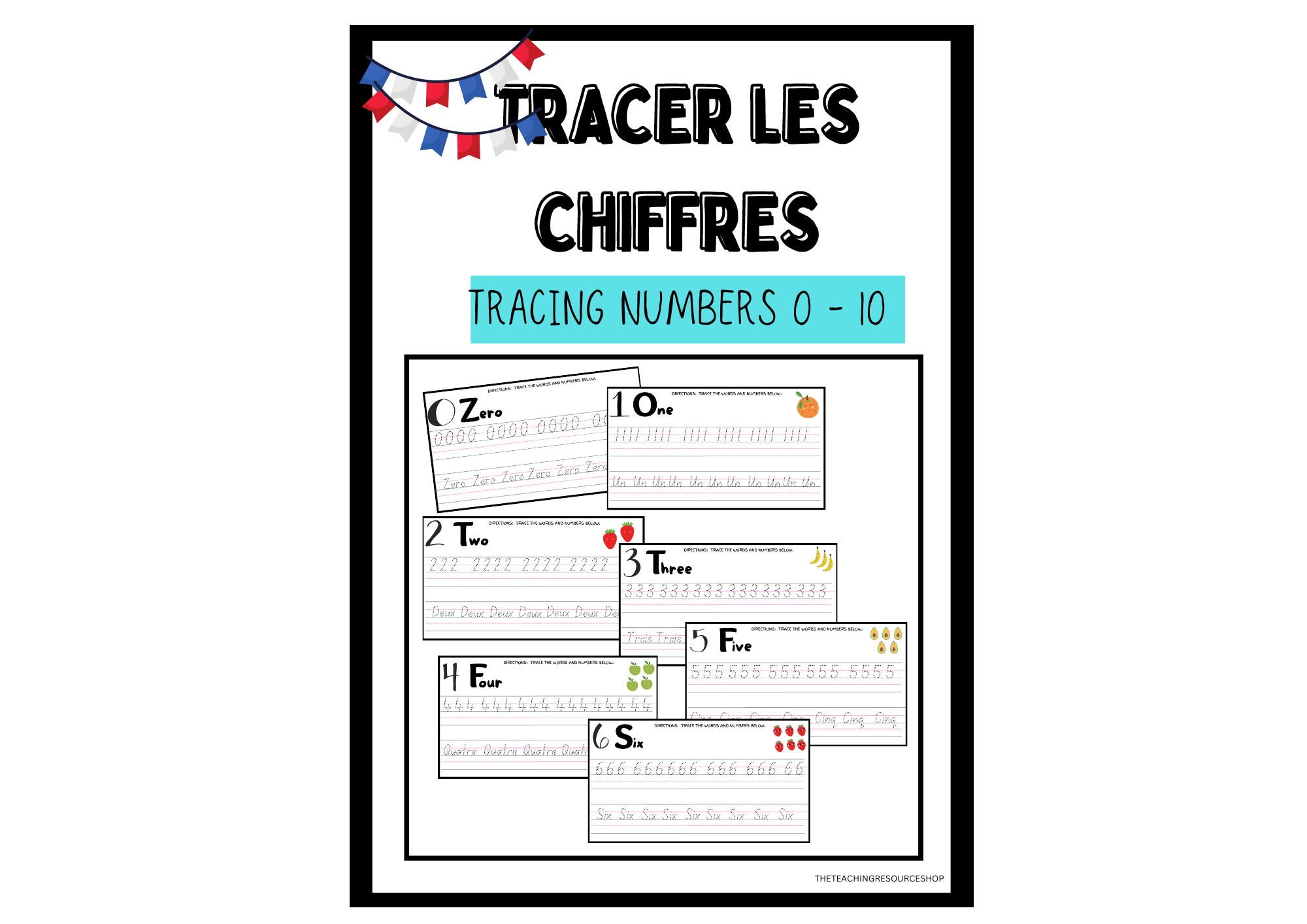 TRACING NUMBERS 1 - 50