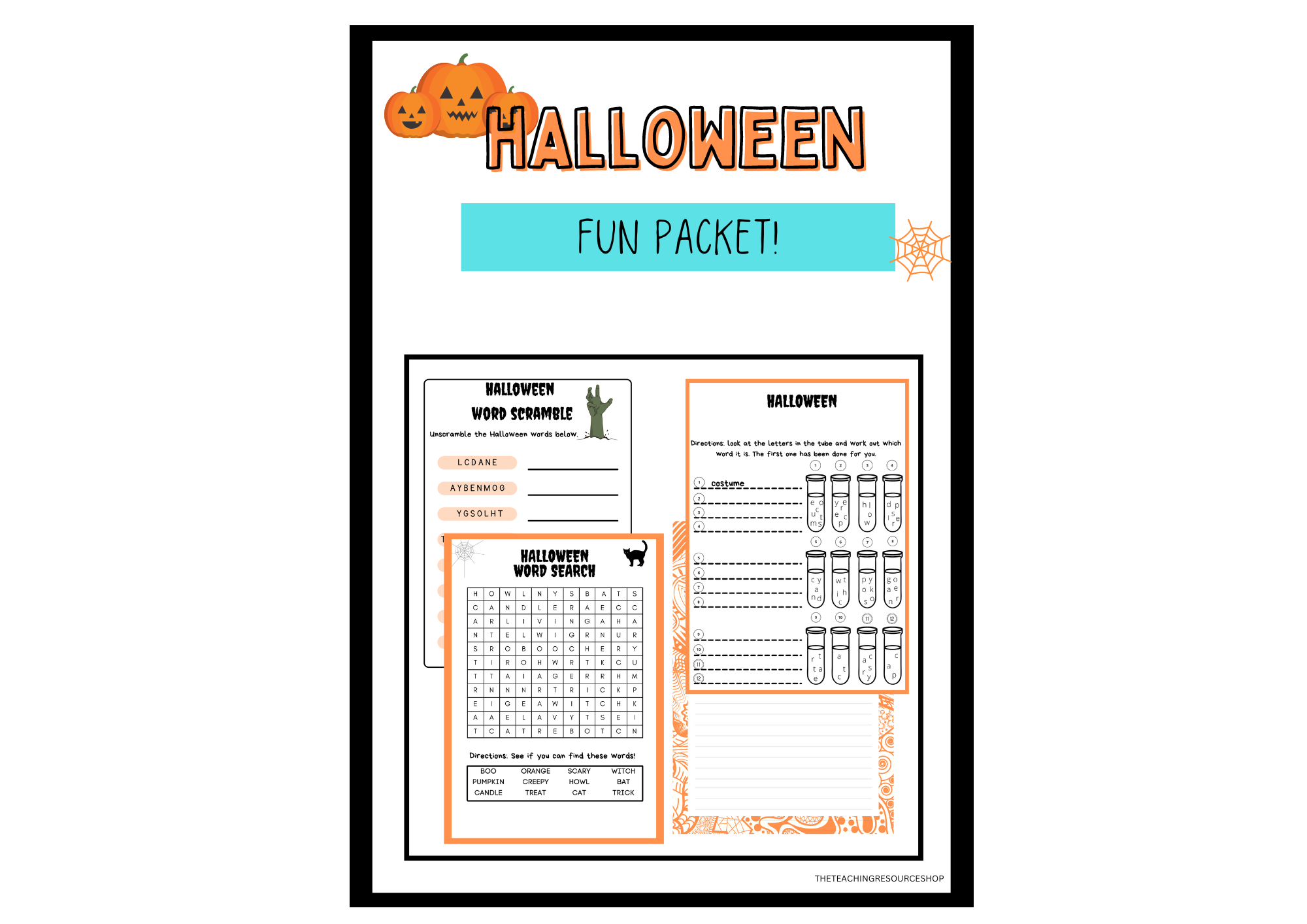 HALLOWEEN WORKSHEETS