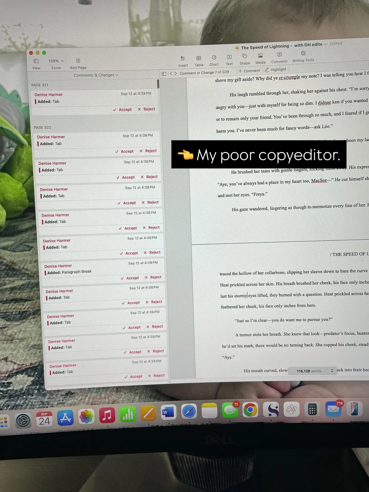 I have such a hard time getting Scrivener to export into Word without having formatting diarrhea. I don&rsquo;t know what the problem is, but I&rsquo;m going to blame Word on a hunch. Although look at me by the third book I&rsquo;m starting to look l