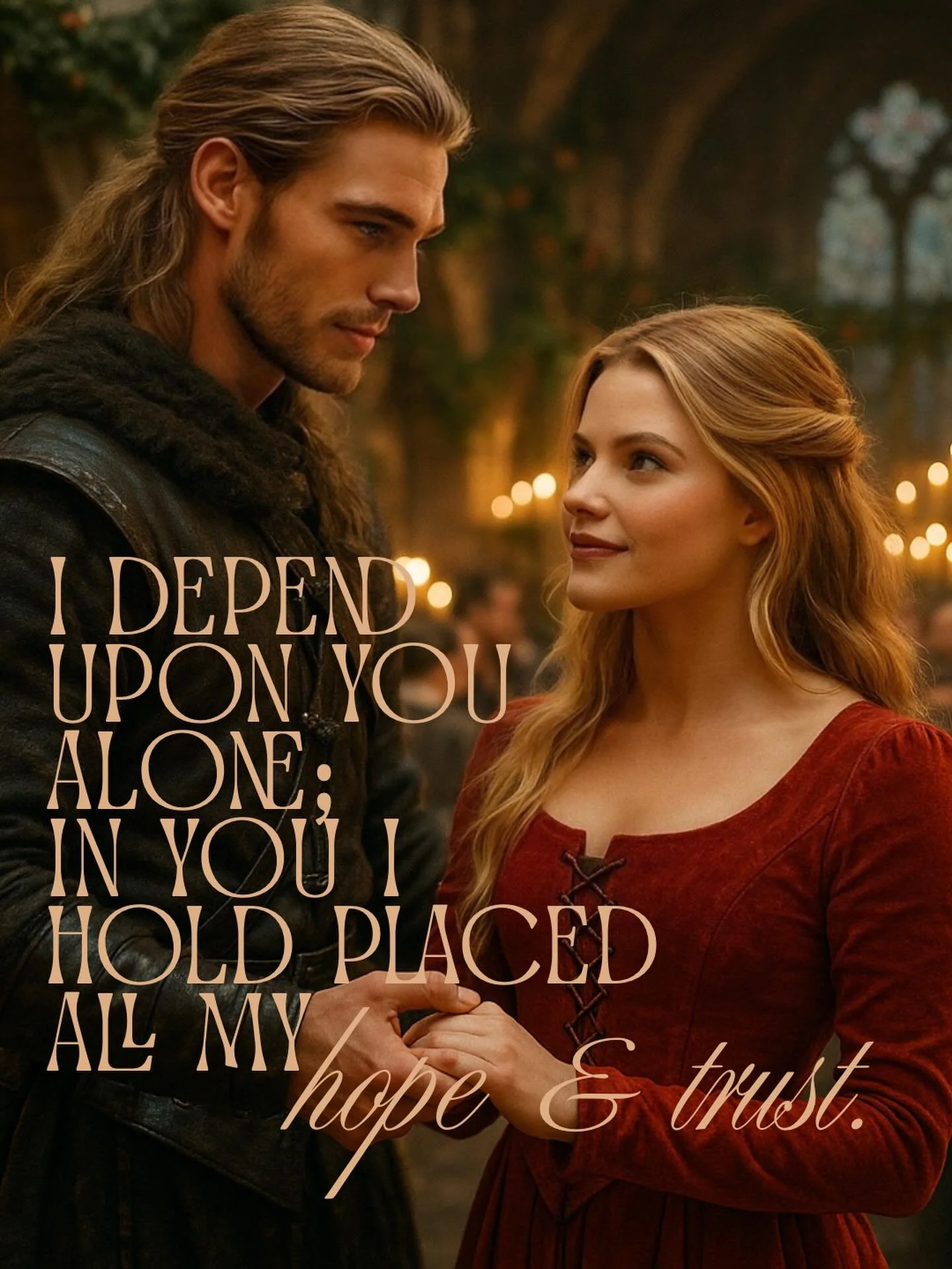 This verse is taken from the medieval love letters of &ldquo;H &amp; a Lady,&rdquo; where a rather dramatic H warns his beloved to &ldquo;beware of knights.&rdquo; These three curious little letters helped spark the enemies-to-lovers dynamic at the h