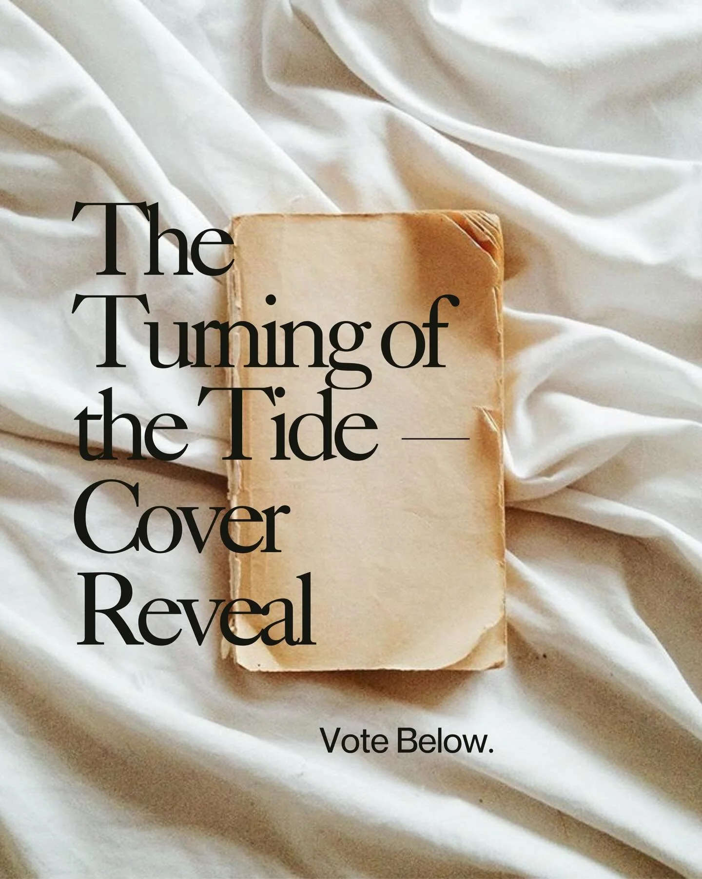 The cover is almost ready for my next book, the Turning of the Tide. Vote below for your reveal preference:

1 - Newsletter Reveal with a Mhairi scene to read + more information on the Hebridean Stories series. 

2 - Social Media Reveal, don&rsquo;t 