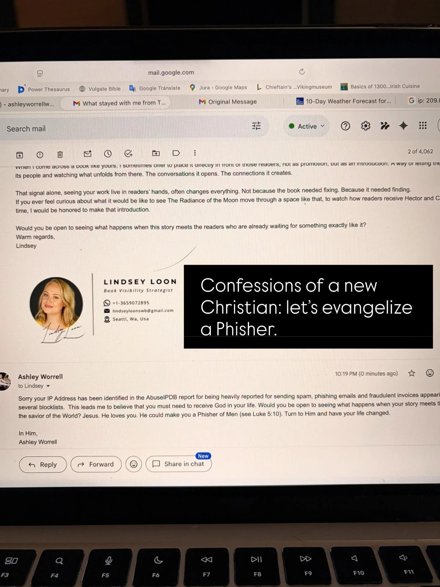 They&rsquo;re relentless. So is Jesus. Let&rsquo;s see what happens 🎣