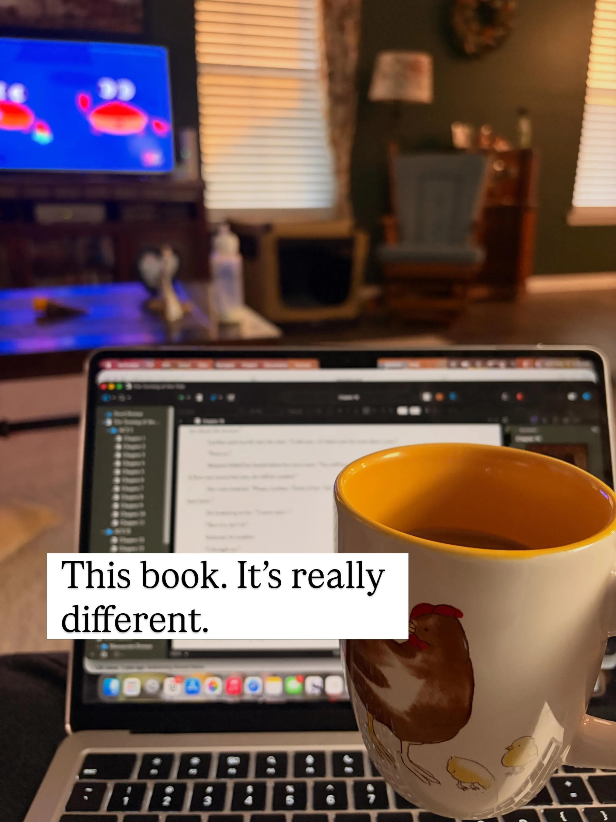 This book, it&rsquo;s really different. I&rsquo;ve had to reach down deep to write it, to challenge myself as a writer to meet the material. At the same time I&rsquo;ve been in the book of Galatians which talks about Jesus beginning something in you 