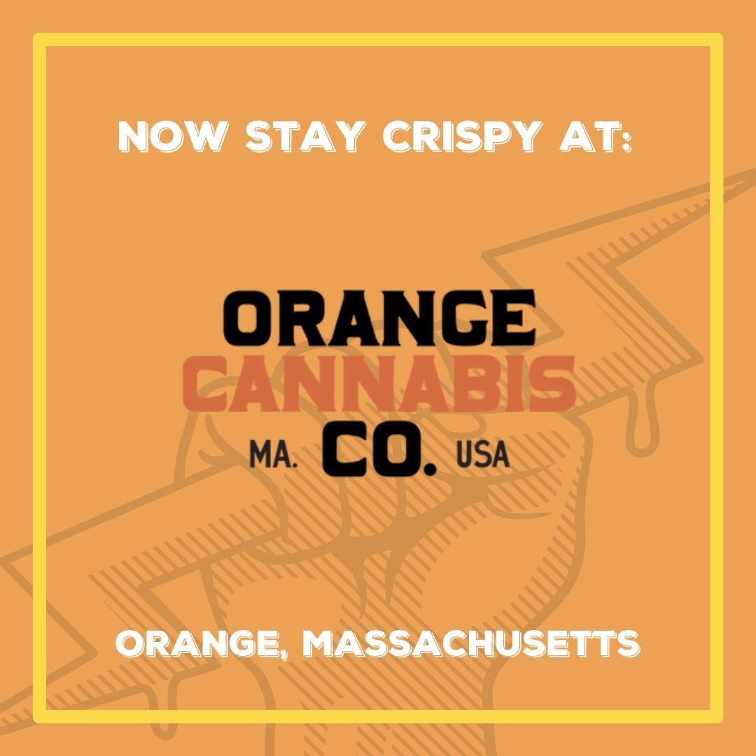 ✈️ Crispy has landed at @orangecannabiscompay Check them out to find limited edition Crispy products!