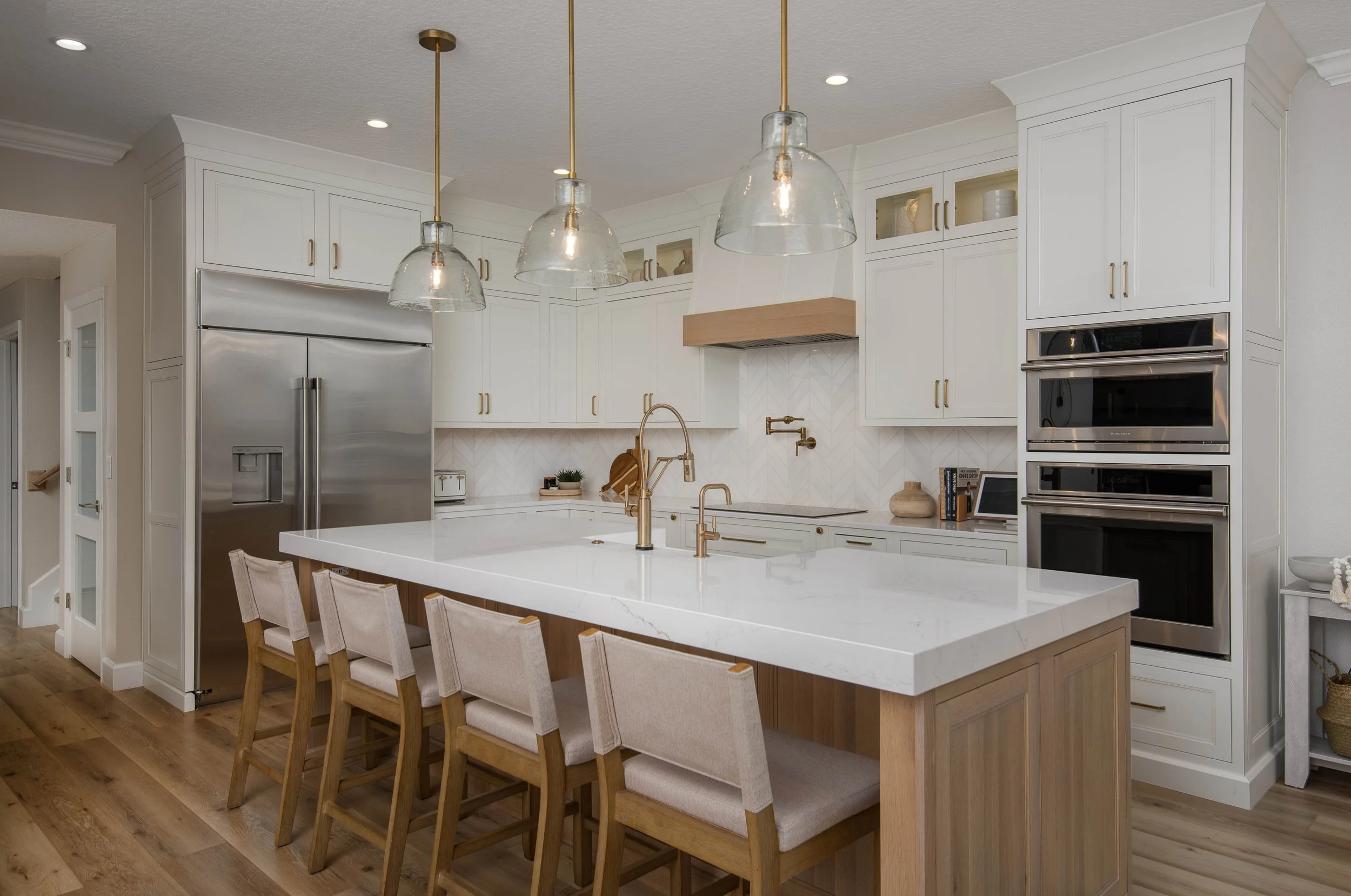 Contemporary Transitional Kitchen Remodel by The Homestyles Group project photo