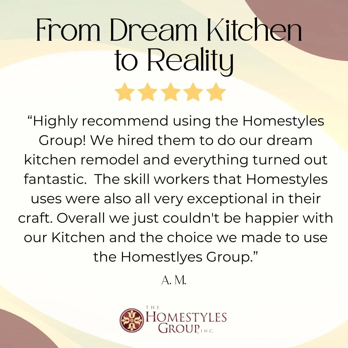 𝐂𝐨𝐮𝐥𝐝𝐧&rsquo;𝐭 𝐁𝐞 𝐇𝐚𝐩𝐩𝐢𝐞𝐫 ✨
Exceptional craftsmanship. Skilled tradespeople. A finished kitchen that turned out fantastic. That&rsquo;s how one homeowner described their experience with The Homestyles Group.
In fact, they said they &l