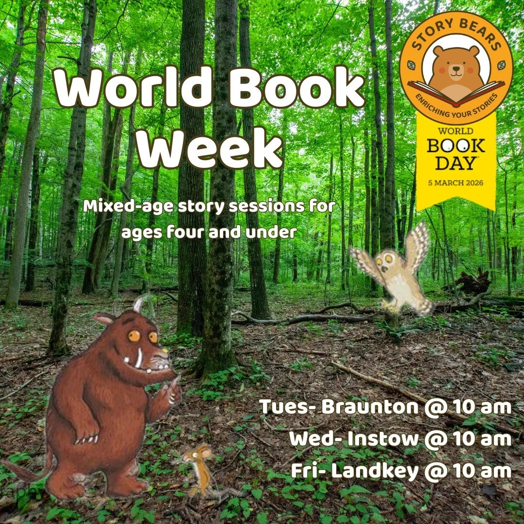 🦊🐍MIXED AGE SESSION IN BRAUNTON, INSTOW AND LANDKEY 🐁🦉

With World Book Day on Thursday, we thought we would bring you a well loved modern classic! We can&rsquo;t wait to flap our owl wings and slither with the scrunchy band! All followed up by G