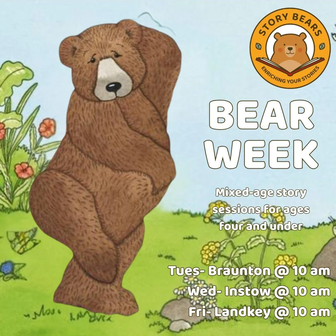 🐻 MIXED AGE SESSIONS IN BRAUNTON, INSTOW AND LANDKEY 🐻

It&rsquo;s bear week! Get ready to meet our friend Itchy Bear who just can&rsquo;t find anywhere for a good scratch! When he finally fins the perfect spot, he gets showered with apples- yum! W