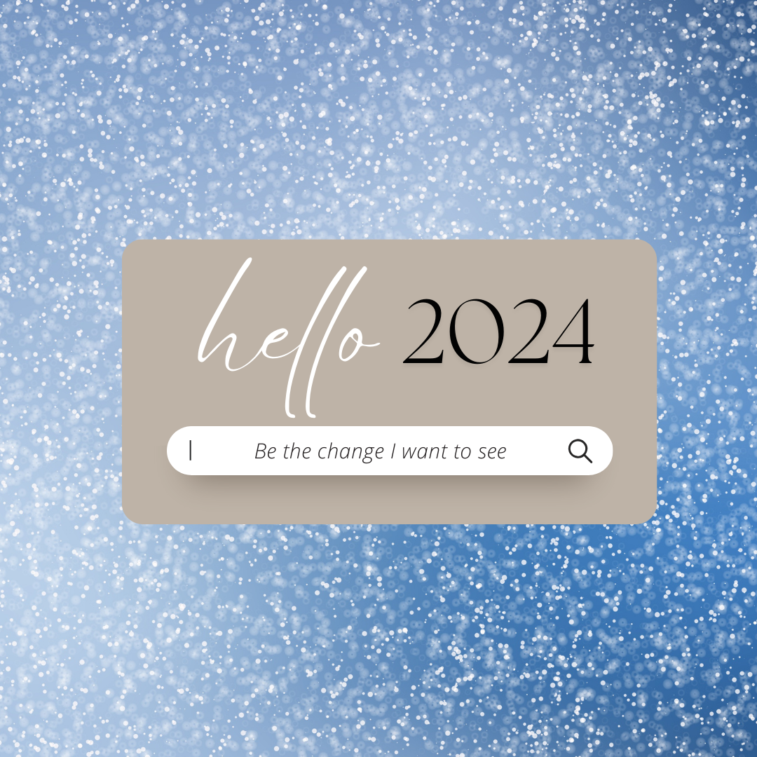 Be The Change…