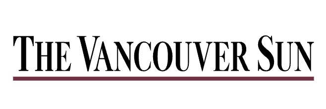 The logo of The Vancouver Sun newspaper.