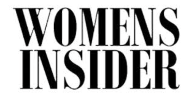 Text that says "WOMENS INSIDER" in black capital letters.