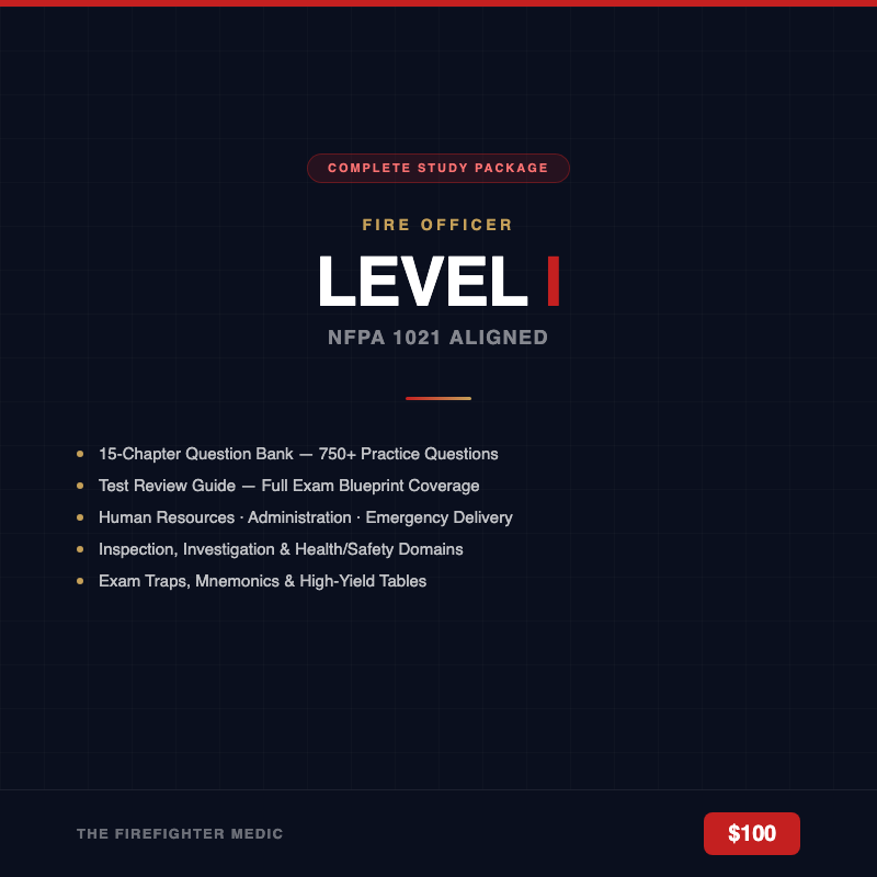 Fire Officer I — Complete Study Guide