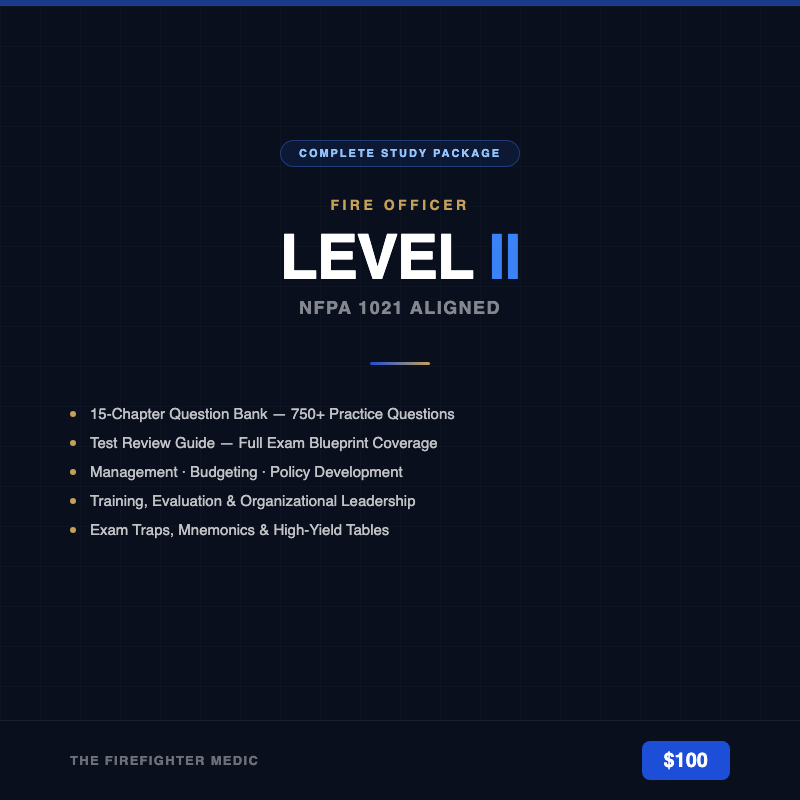 Fire Officer II — Complete Study Guide