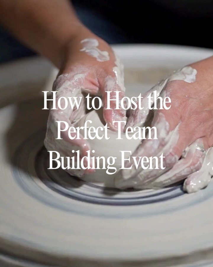 Hosting a team-building event? Do it at Clay on First!⁠
⁠
We offer private pottery classes for groups of 4 to 50, with options like wheel-throwing, hand-building, or custom projects.⁠
⁠
Bring your own food and drinks, decorate the space, and connect 