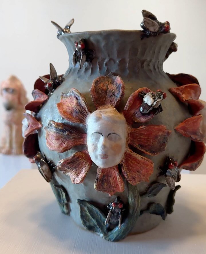 HOT HOT HOT! We have a new art exhibition by Kristy Hill @kn.still⁠ starting Saturday, June 14th until July 20th! ⁠
⁠
Stop by during @eastvillageartsdistrict&rsquo;s Second Saturday Art Block for the opening from 2-7 PM at Clay on First. ⁠
⁠
🎨❤️&zwj