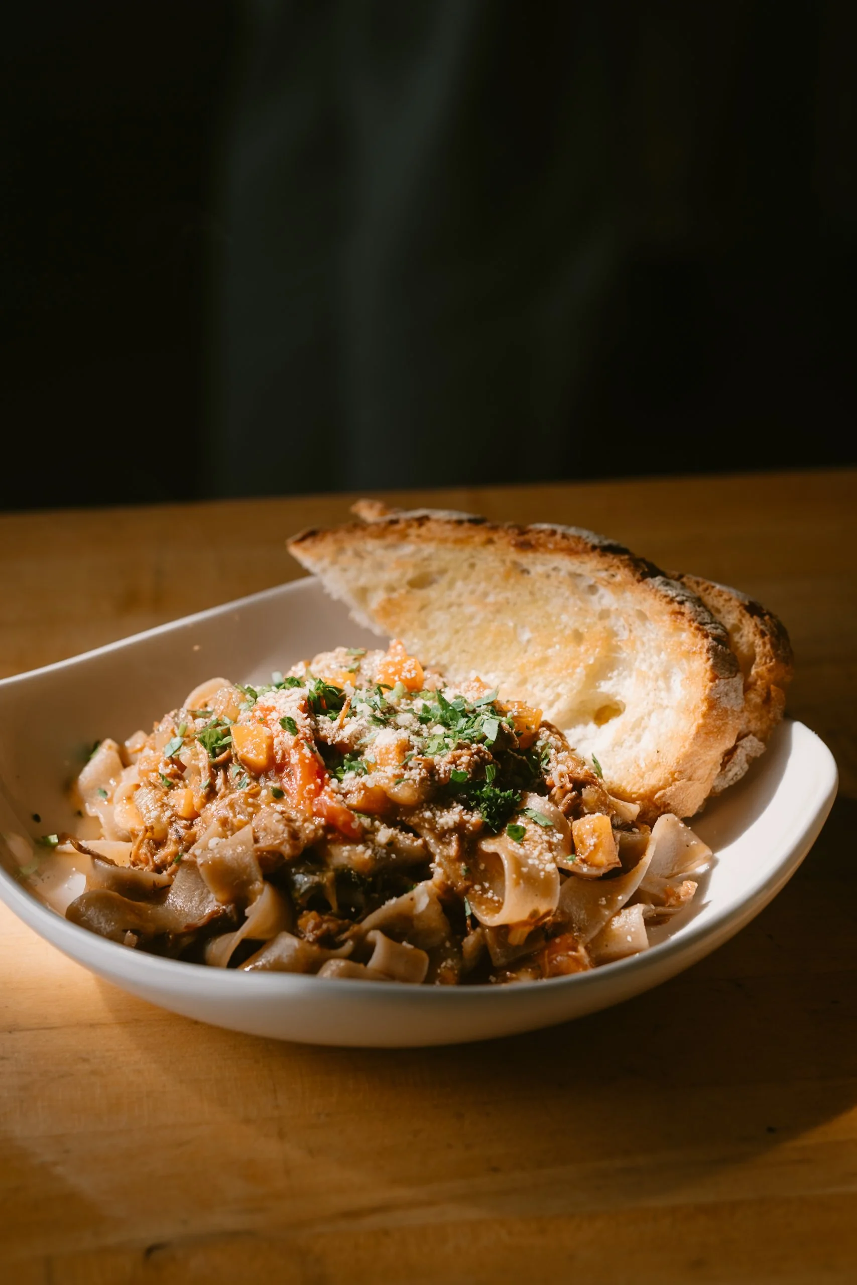 Red Wine Tagliatelle // bison bolognese, parmesan