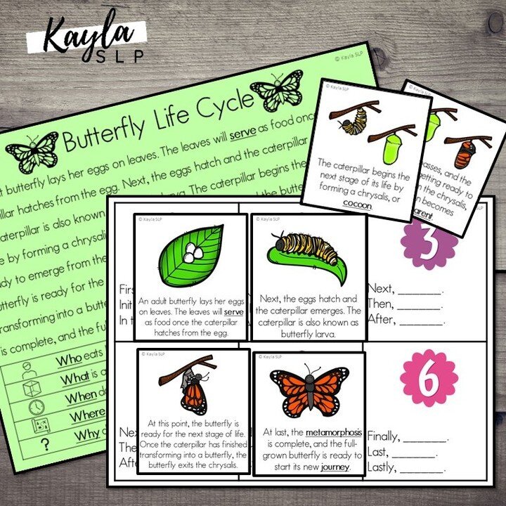 This is a spring-themed packet FULL of language activities! It's easy to target multiple goals with one story. This is perfect for mixed groups working on comprehension, WH-questions, vocabulary, and context clues.⁠
⁠
Includes 5 non-fiction stories, 