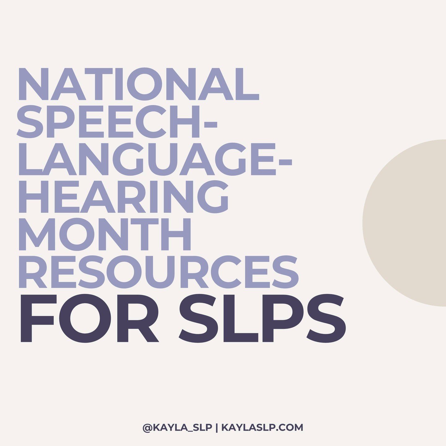 Looking for ways to celebrate National Speech-Language-Hearing Month? Check out this blog post to get some ideas and inspiration!⁠
⁠
🔗 The link to read the blog post is in my bio!⁠
⁠
 #NSLHM #National SpeechLanguageHearingMonth #SLPsofInstagram #Spe