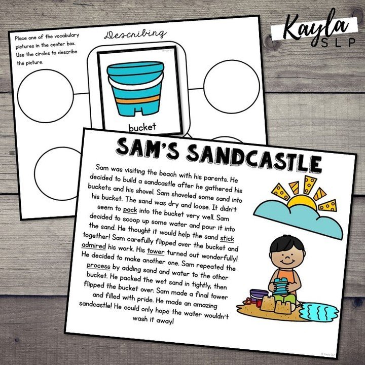 🕶️ Summer vibes are here! 🕶️⁠
⁠
Get ready for some summer fun with my FICTIONAL summer-themed packet packed with language and literacy activities! 🌞 Dive into 5 exciting stories that cover topics like making lemonade, building sandcastles, creatin