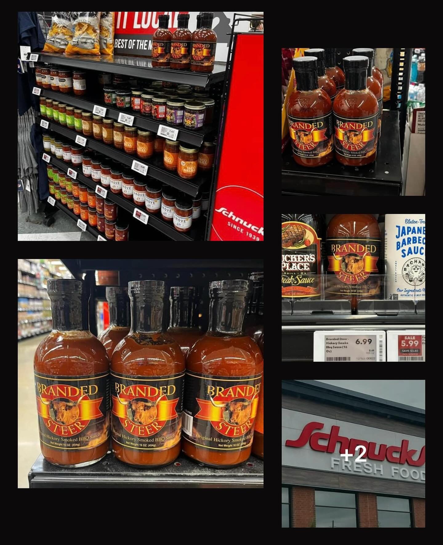 Branded Steer Original Hickory Smoked BBQ Sauce is appearing in 53 Local Racks at Schnucks. 

Also, please see our Facebook for other local stores. 

Devil&rsquo;s Breath Bloody Mary mix store &amp; restaurant to come soon. Big announcements to come 