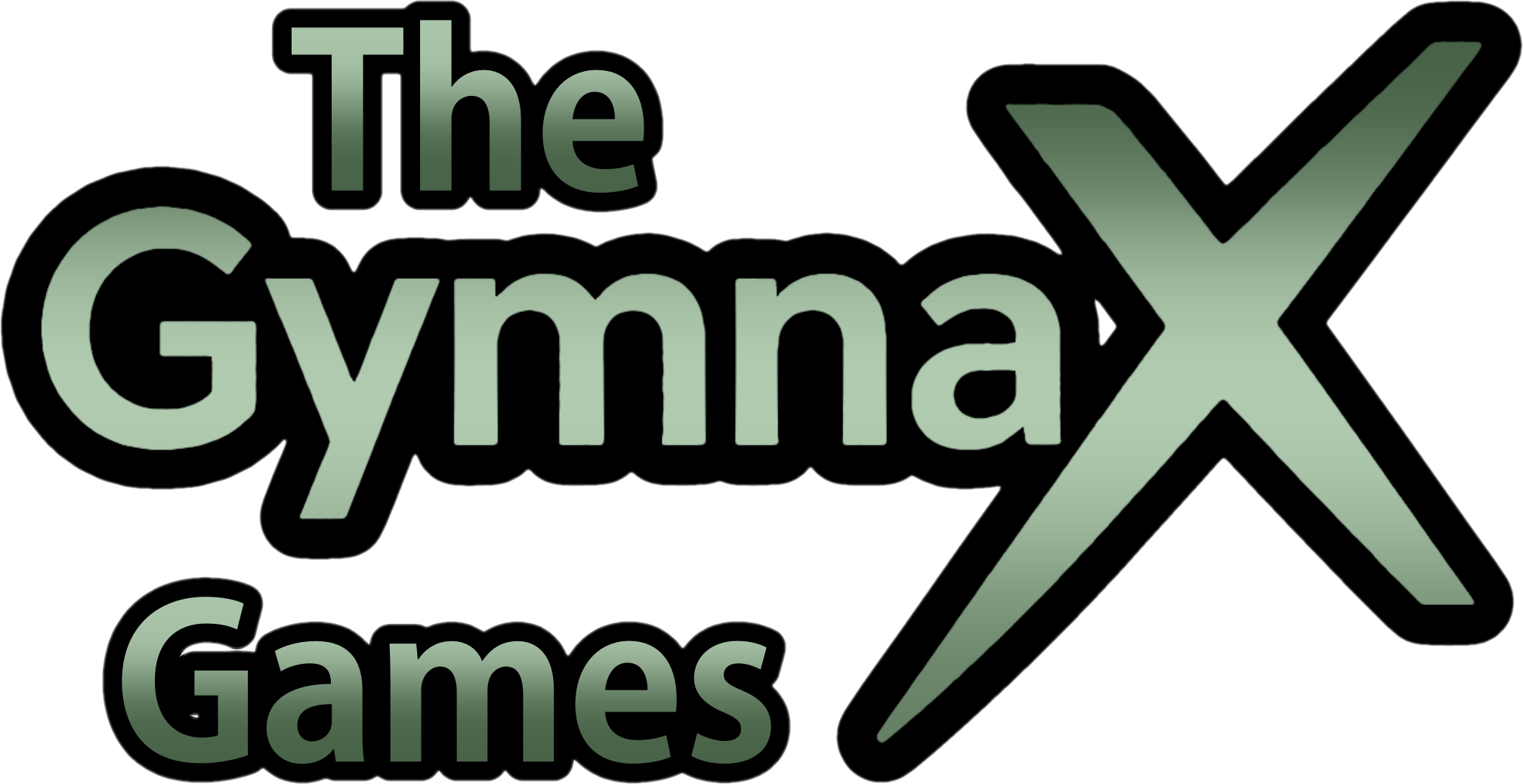 The text 'The GYMPAX Games' with a large stylized checkmark symbol.