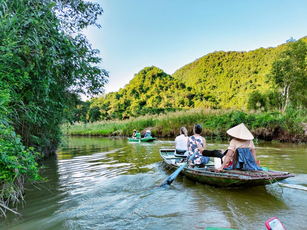 Paseo en barca en Ninh Binh