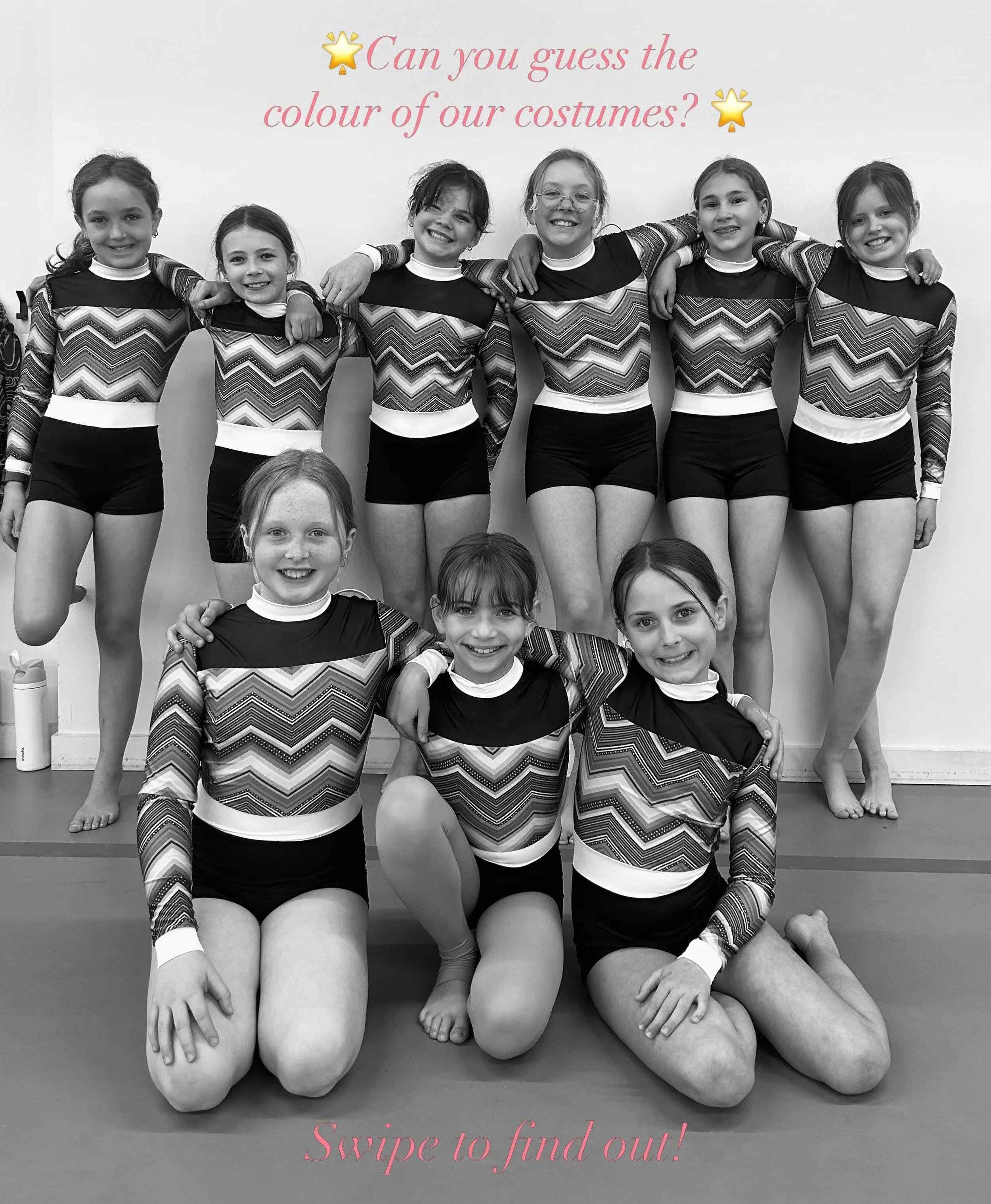 Can you guess the colour of our awesome Acro Dancers costumes? Swipe for the reveal! 

Our dancers and team are working hard on their dances for our June recital, &ldquo;Summer Fun&rdquo;! We can&rsquo;t wait to see you there! ☀️❤️