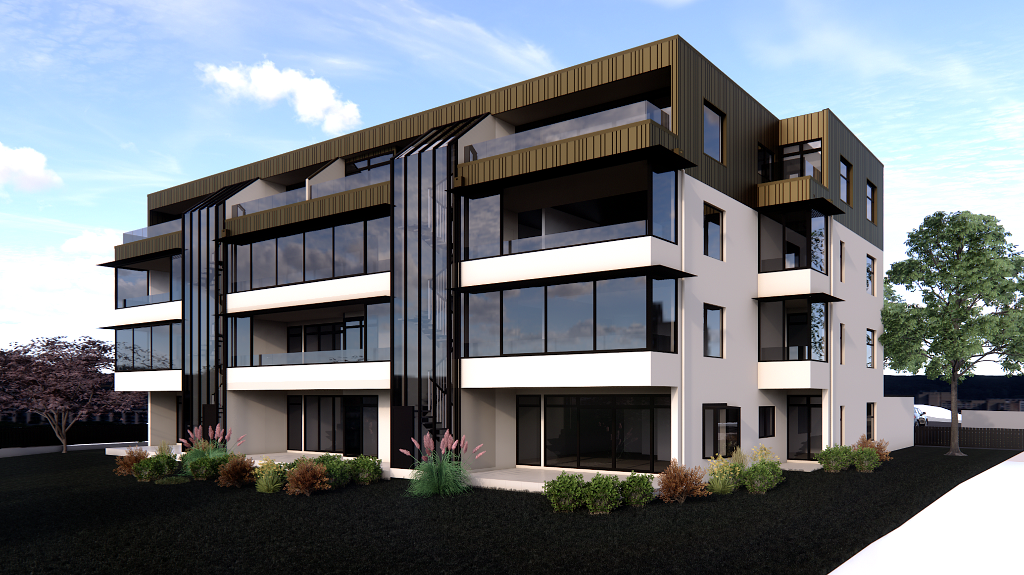 Additions & Alterations to existing buildings. Enclosed balconies and modernisation of existing apartment building.