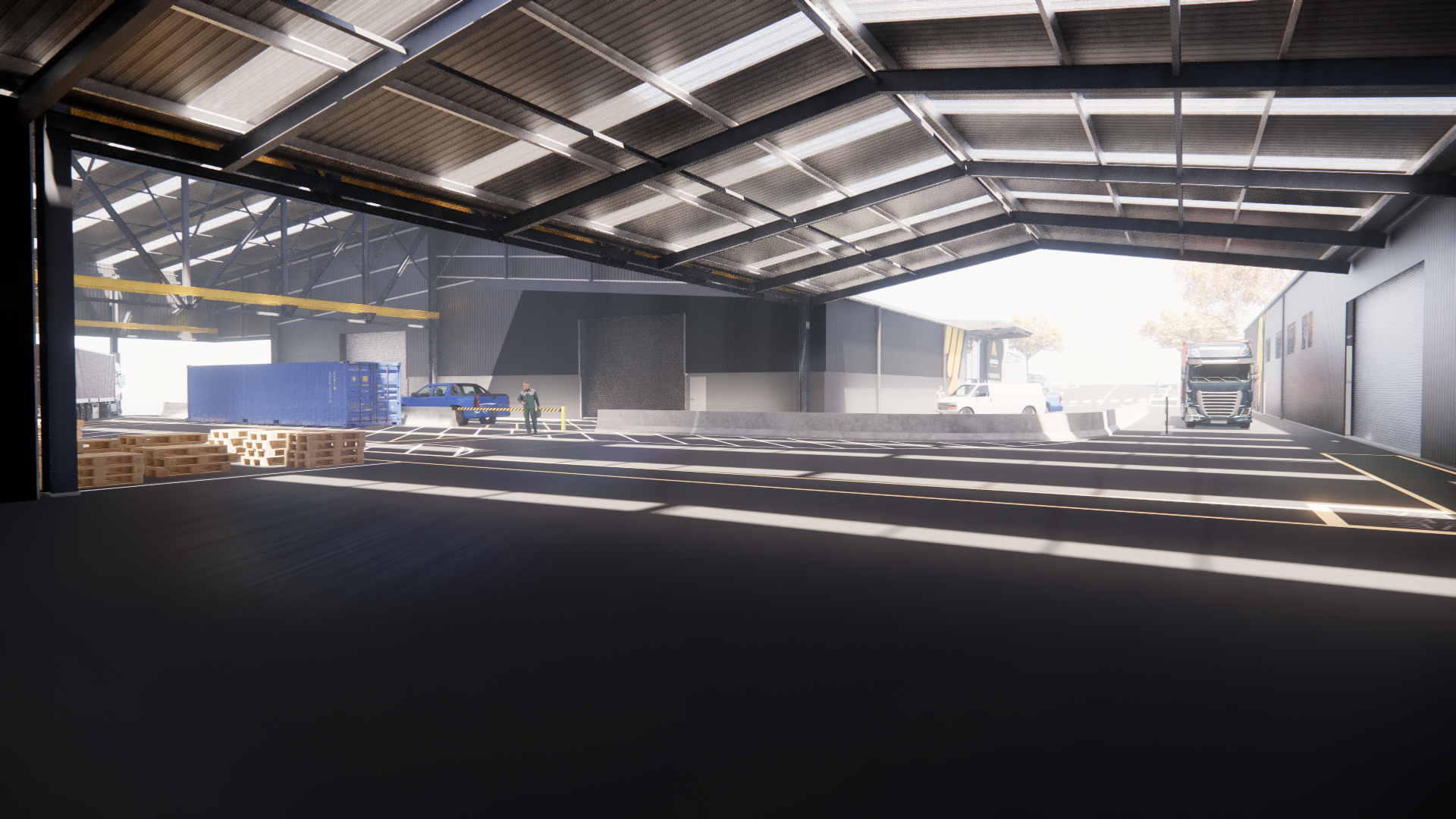 Industrial design services for warehouses, factories, and specialist facilities.