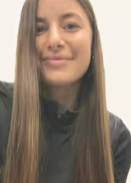 Young woman with long straight hair smiling