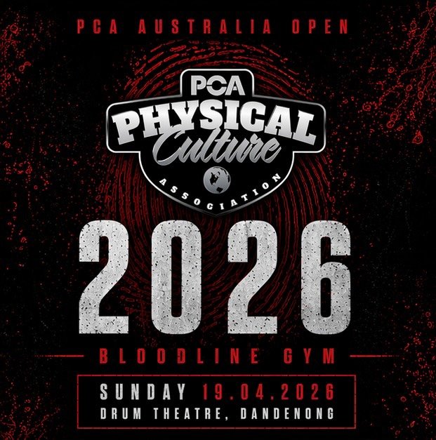 Bloodline showing up this weekend 👀

Dominic Flint &mdash; Classic Bodybuilding Tall
Joshua Bird &mdash; Bodybuilding Novice &amp; Physique Tall

Both stepping on stage at the PCA Australia Open this Sunday, April 19.

If you&rsquo;re around, get do