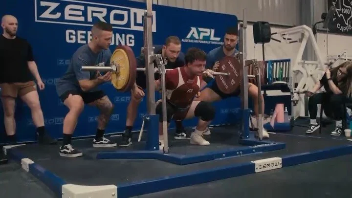 Jack O&rsquo;Meara doing his thing at the ZeroW Grovedale Showdown 🩸

Jack has been grinding away under the radar, quietly putting in the work, and turned up over the weekend with a solid performance to show for it.

He finished the day with:

Squat