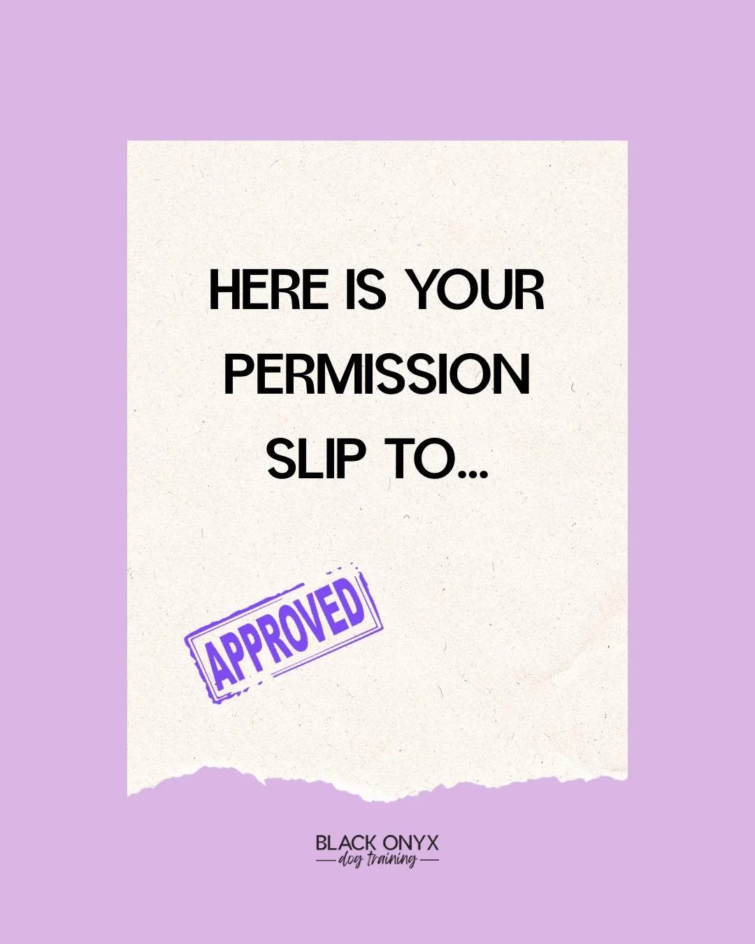 You don&rsquo;t need to earn rest.
You don&rsquo;t need to let strangers pet your dog.
You don&rsquo;t need to explain your training tools to people. 

You are allowed to do what&rsquo;s best for your dog, your life, your energy.

As a dog trainer, I