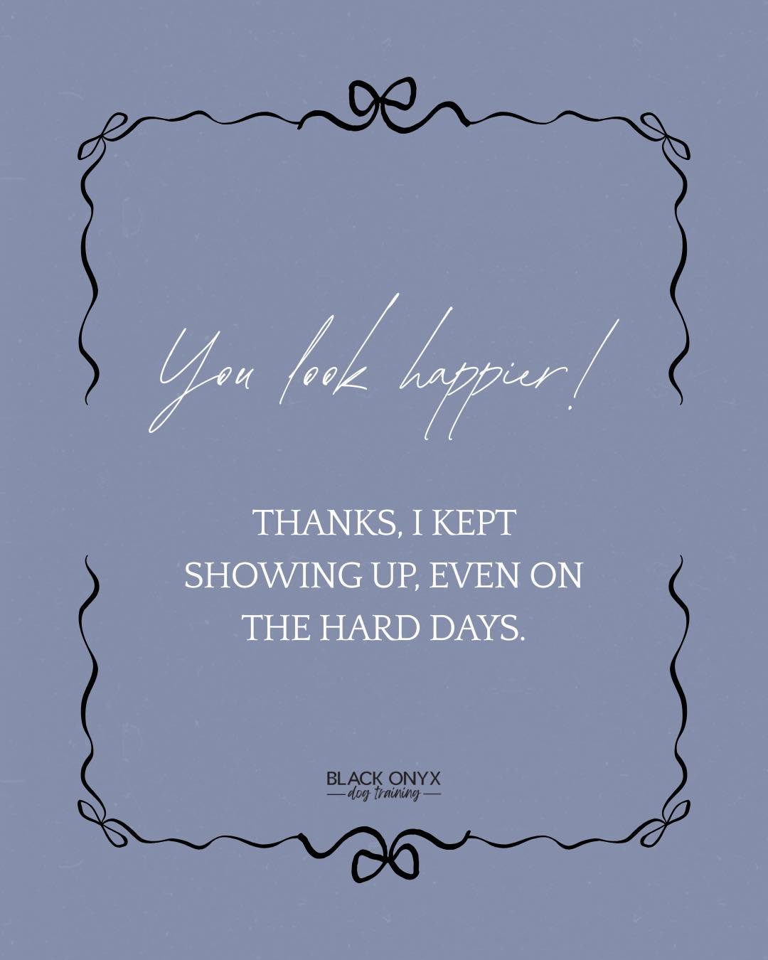 To the owners who put in the work&hellip; the quiet reps, the consistency, the uncomfortable growth, you&rsquo;re the reason your dog&rsquo;s life is changing!

None of it happens overnight, but it does happen when you keep showing up. &amp;&amp; tha