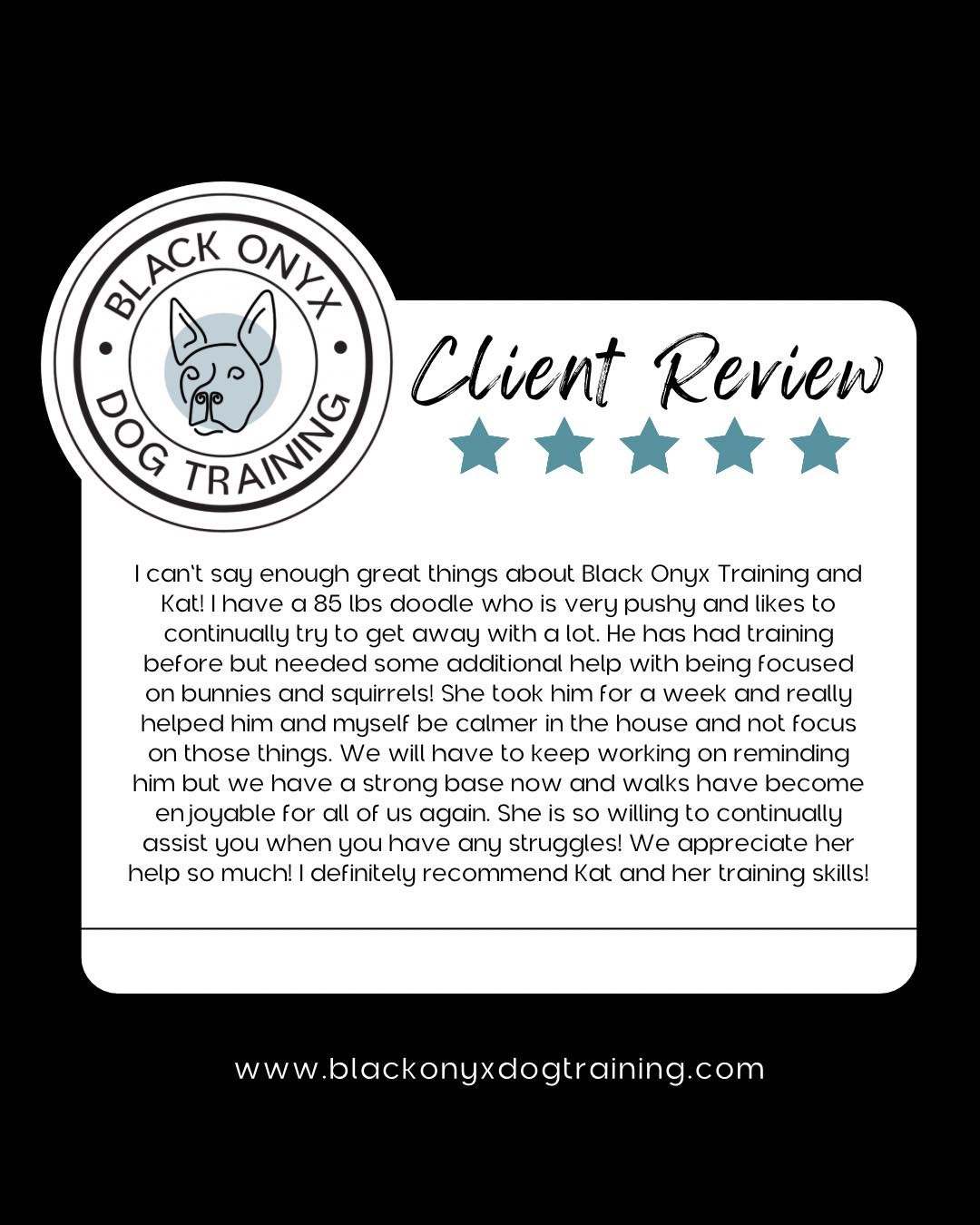 So thankful for reviews like this one! 🖤