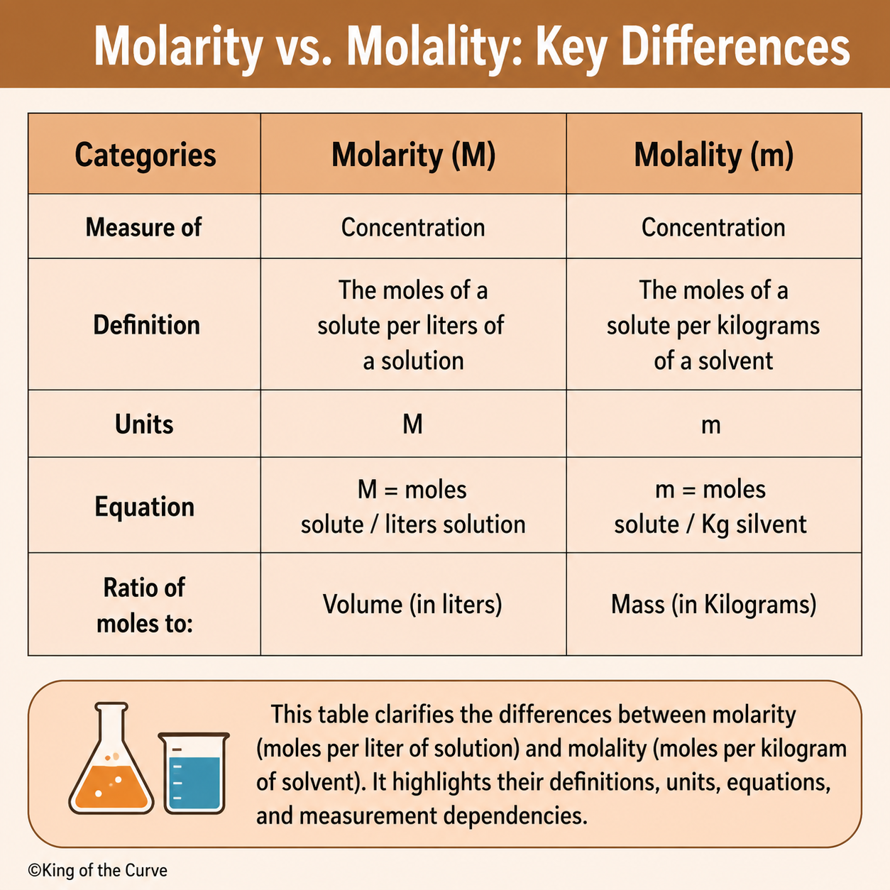 ⚗️ Molarity vs. Molality: Key Differences Explained