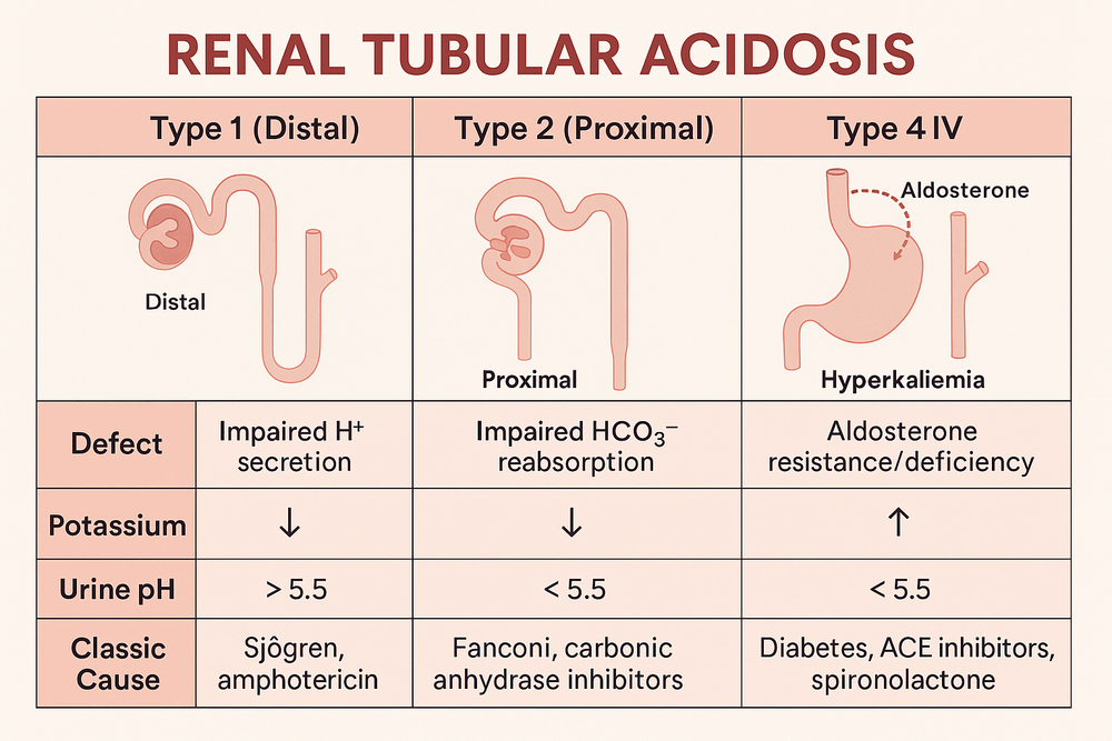 Type I Rta 🧪 Renal Tubular Acidosis (RTA): The Acid-Base Puzzle You Must Know for ...