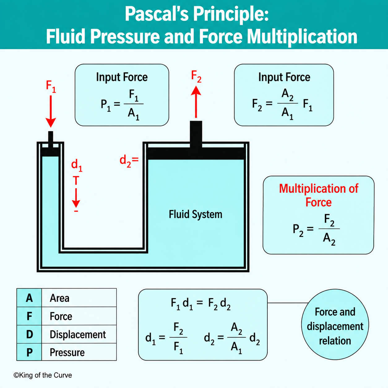 🌊 Pascal’s Principle: Fluid Pressure and Force Multiplication