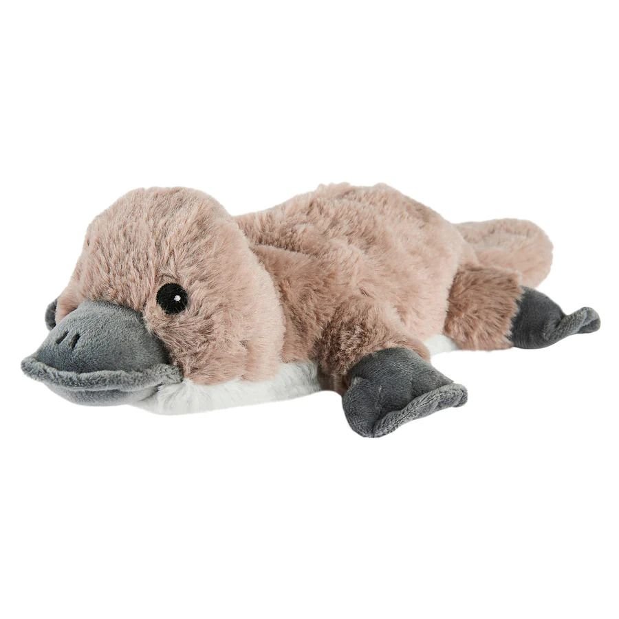 Weighted Warmies Platypus stuffed animal for kids and adults