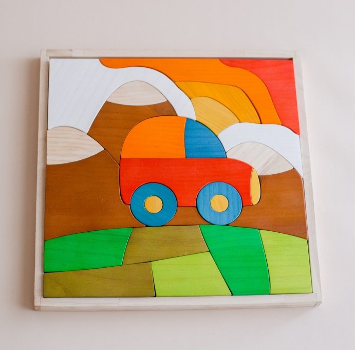 Wooden Car Puzzle