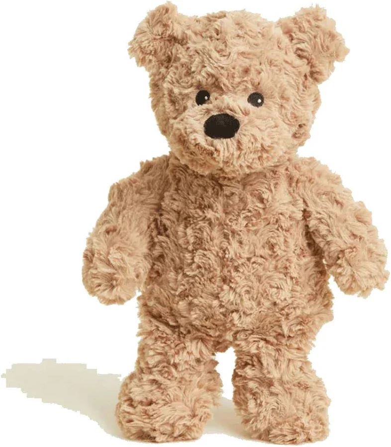 Warmies® Curly Bear microwavable lavender scented plush teddy bear