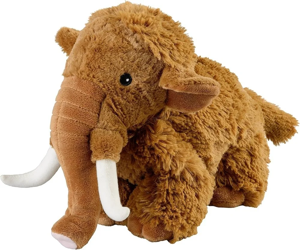 Cozy up with Warmies® Woolly Mammoth, a microwavable lavender-scented plush that provides soothing warmth, comfort, and relaxation for all ages.
